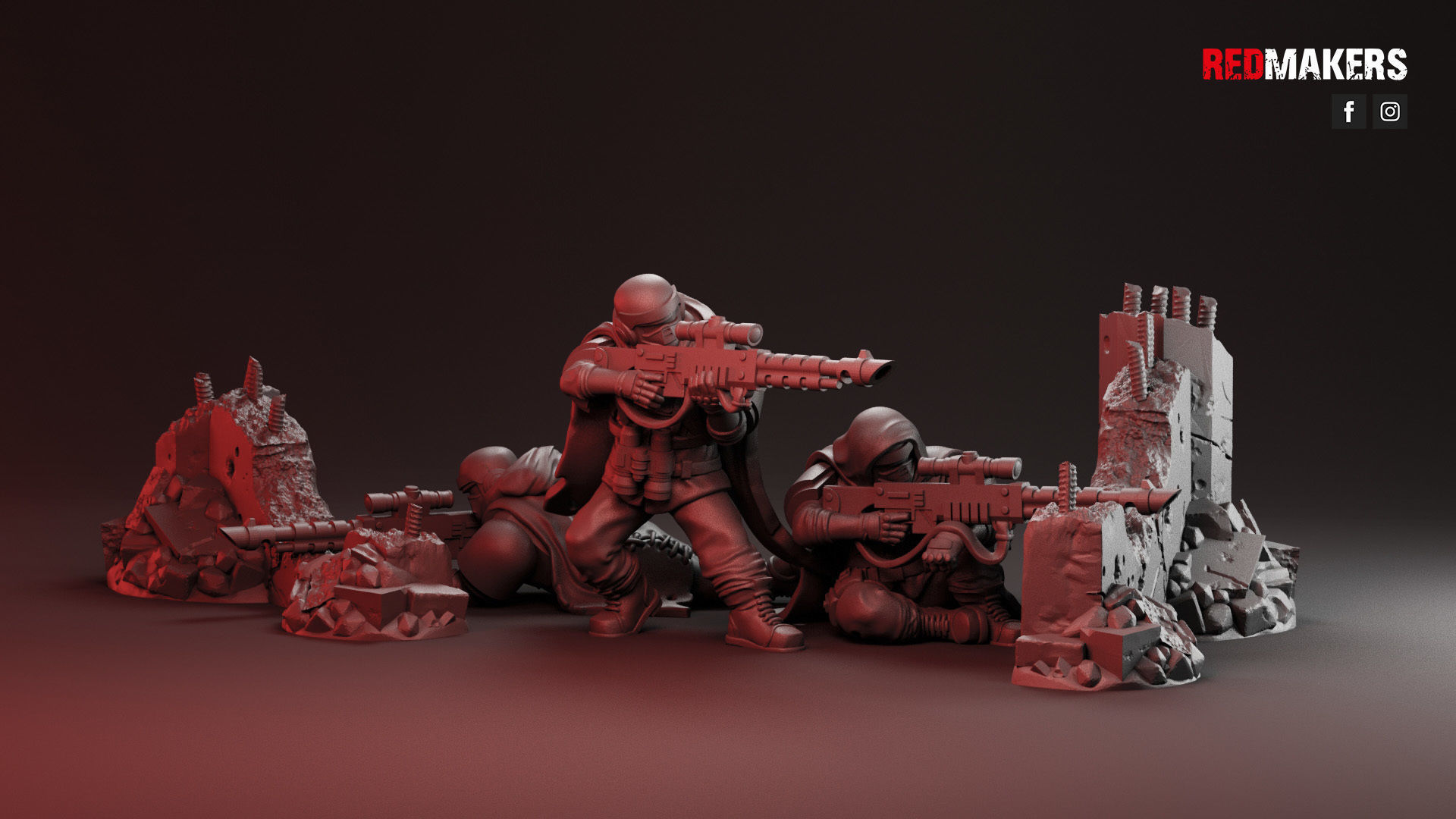 Alpha troops - Snipers of the Imperial Force 3D print model_25