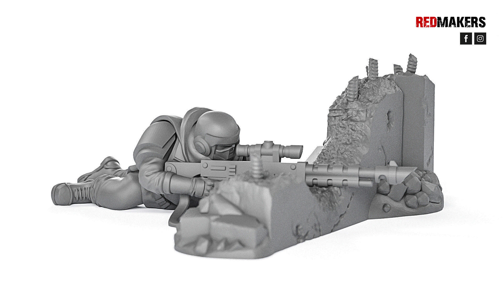 Alpha troops - Snipers of the Imperial Force 3D print model_13
