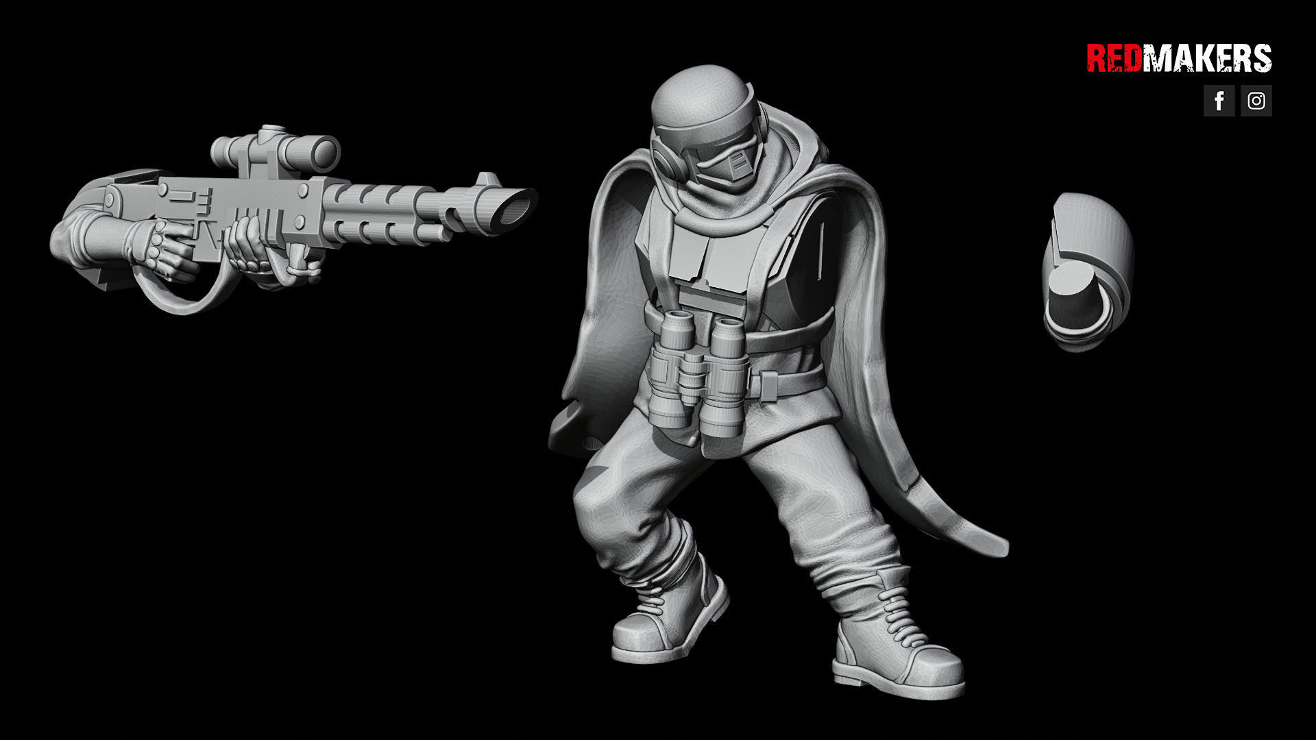 Alpha troops - Snipers of the Imperial Force 3D print model_16