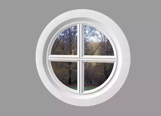 Small Round Window 3D model