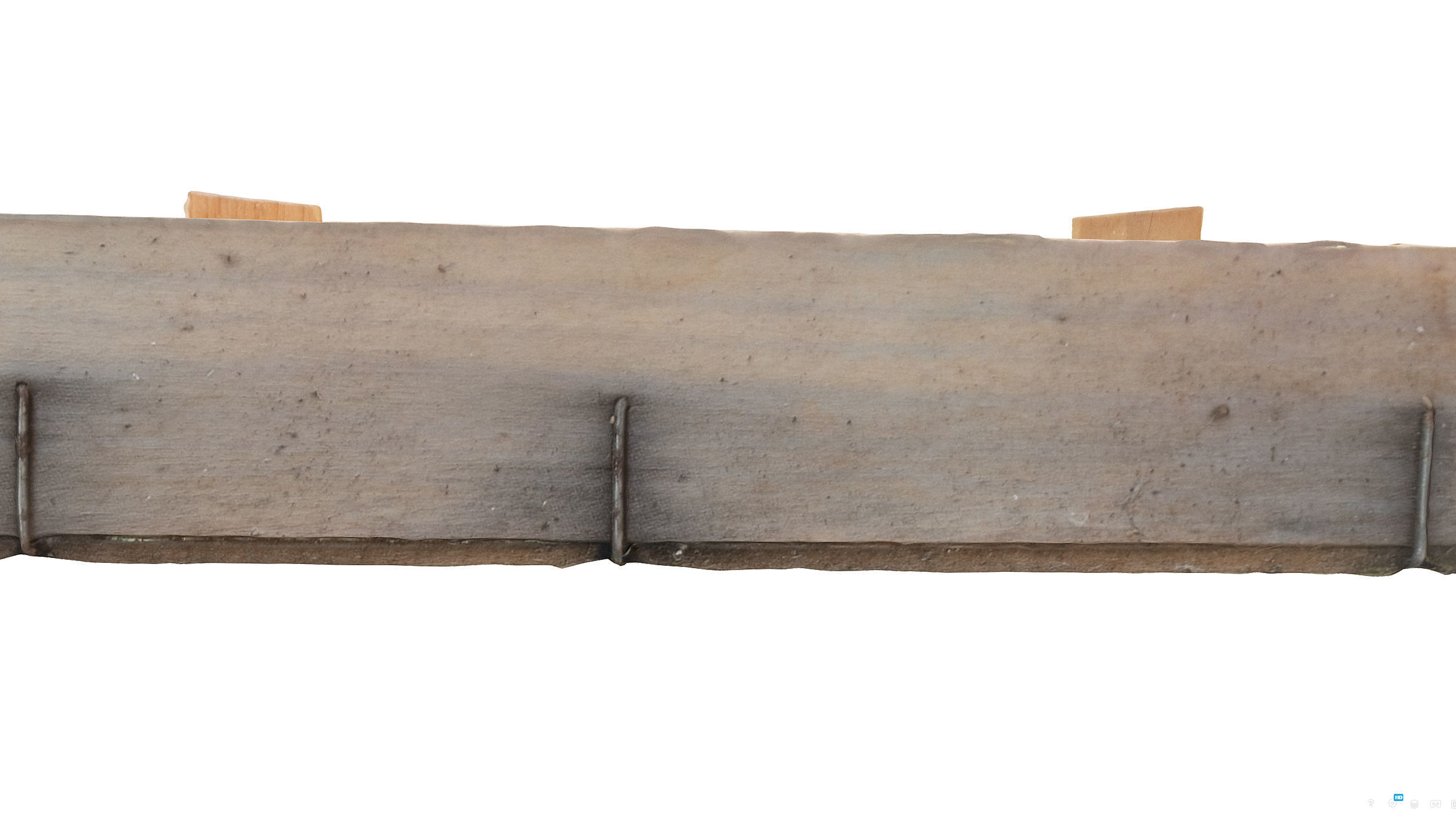 Wooden fruit box 3D model_7