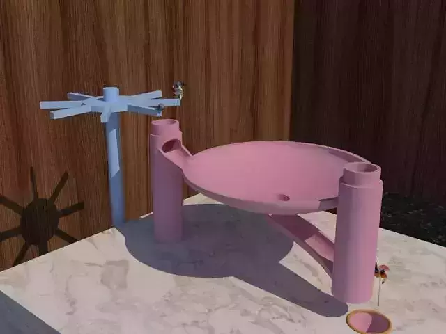 Polygon for ball 3D model