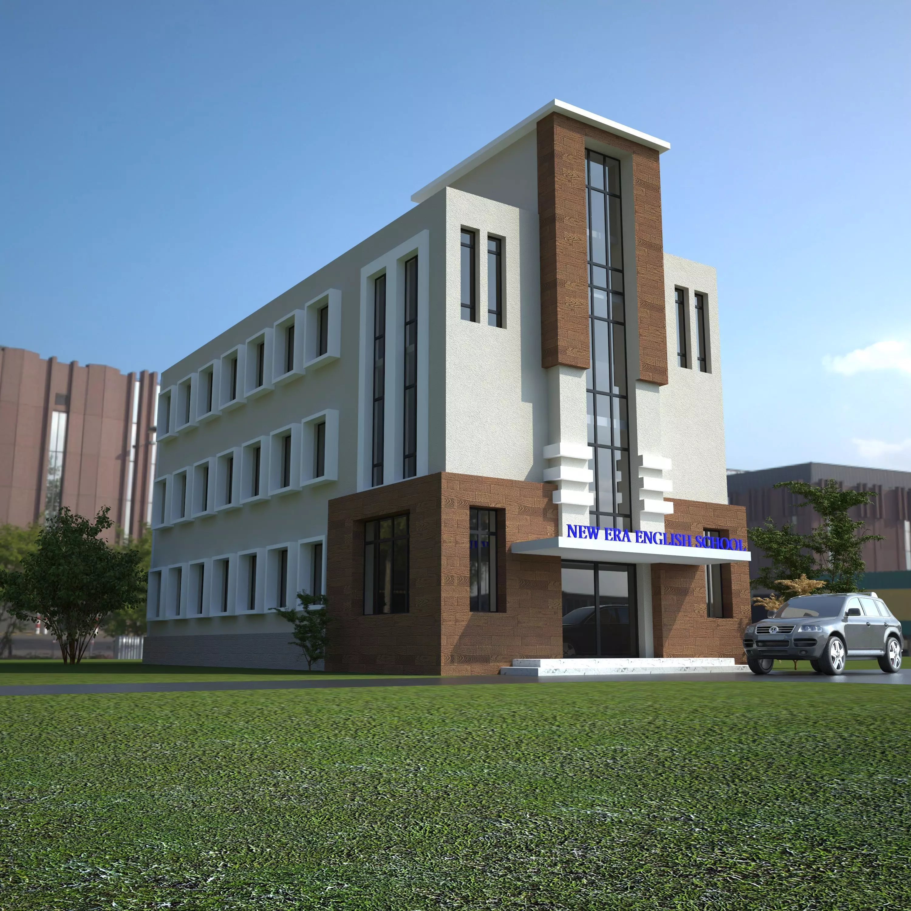 office building 3D model_0