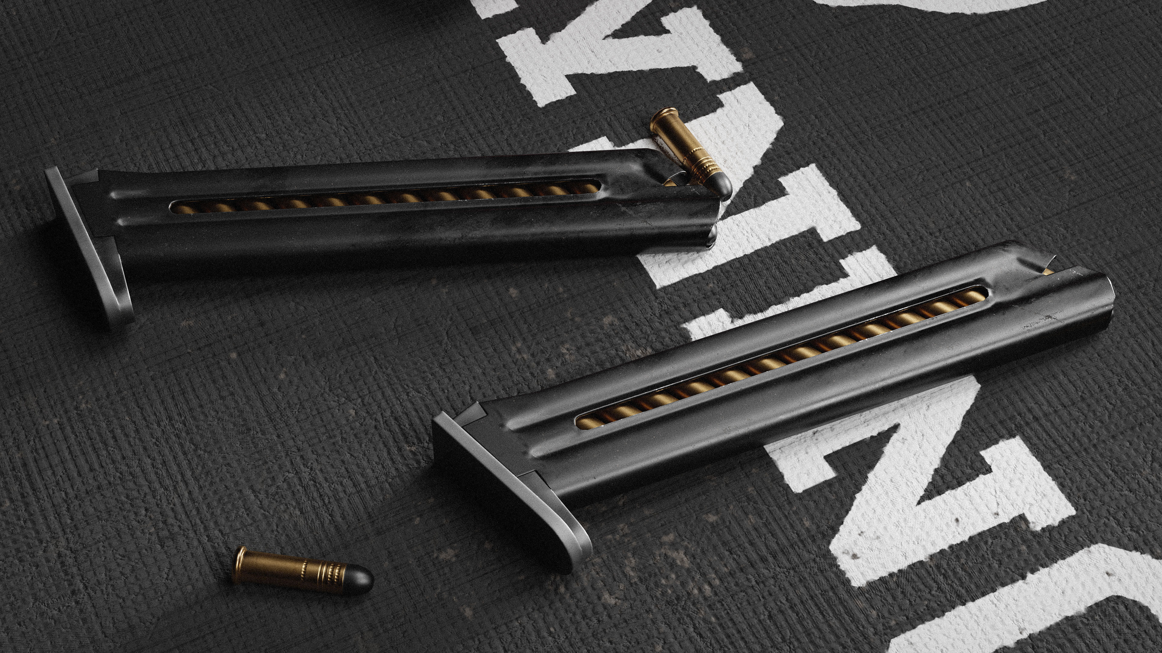 Browning Buck Mark Plus Vision UFX Red gun Low-poly 3D model_4