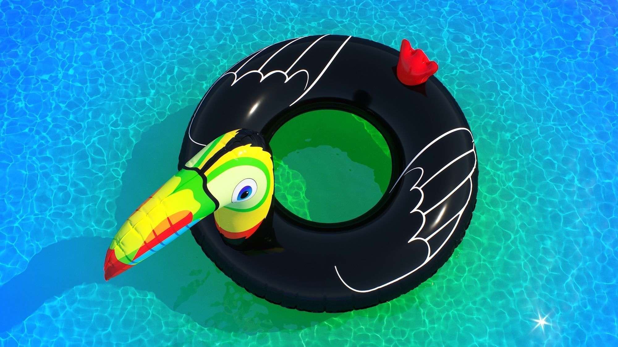 Geefuun Tropical Toucan 3D model_2