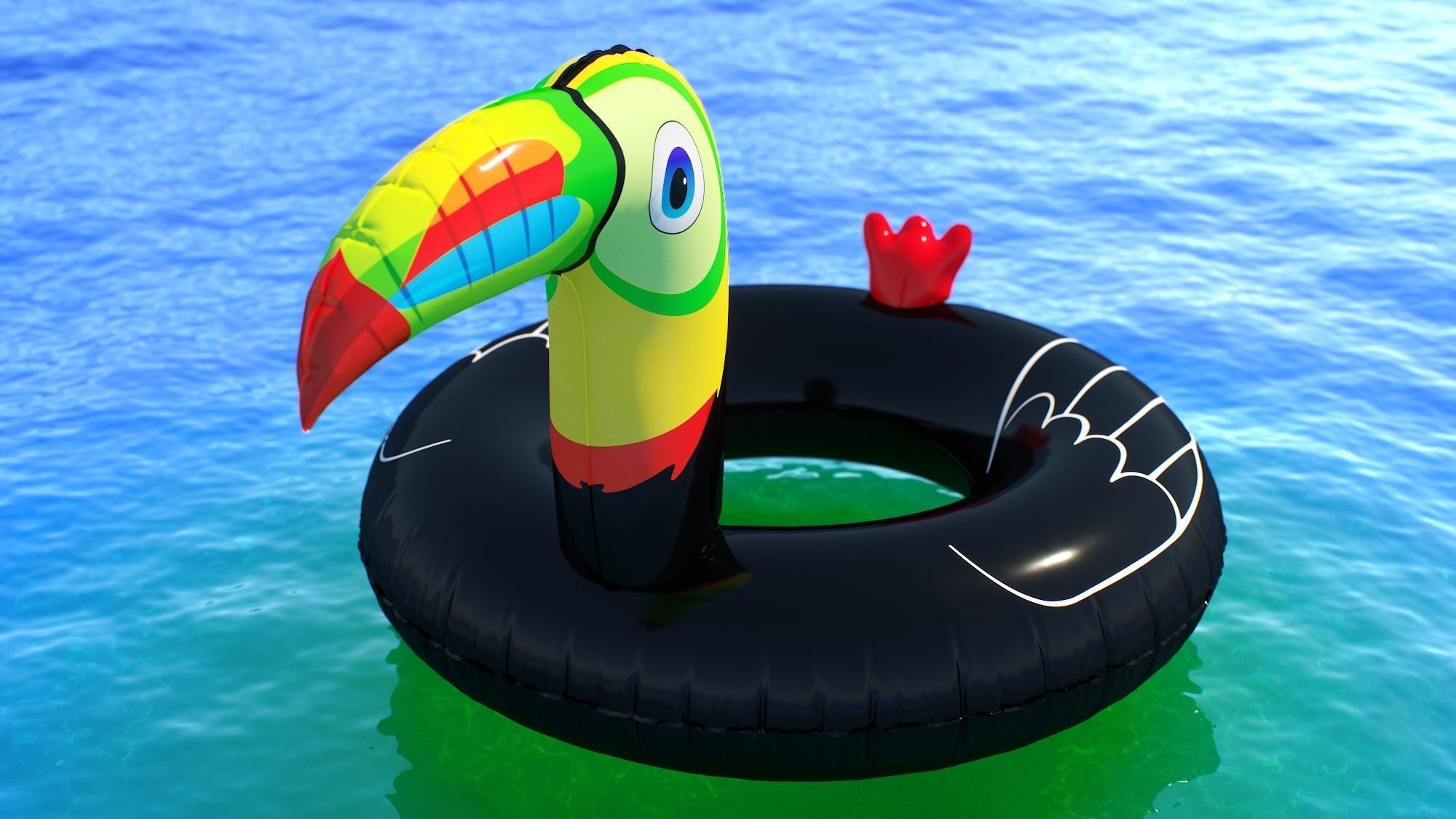 Geefuun Tropical Toucan 3D model_6