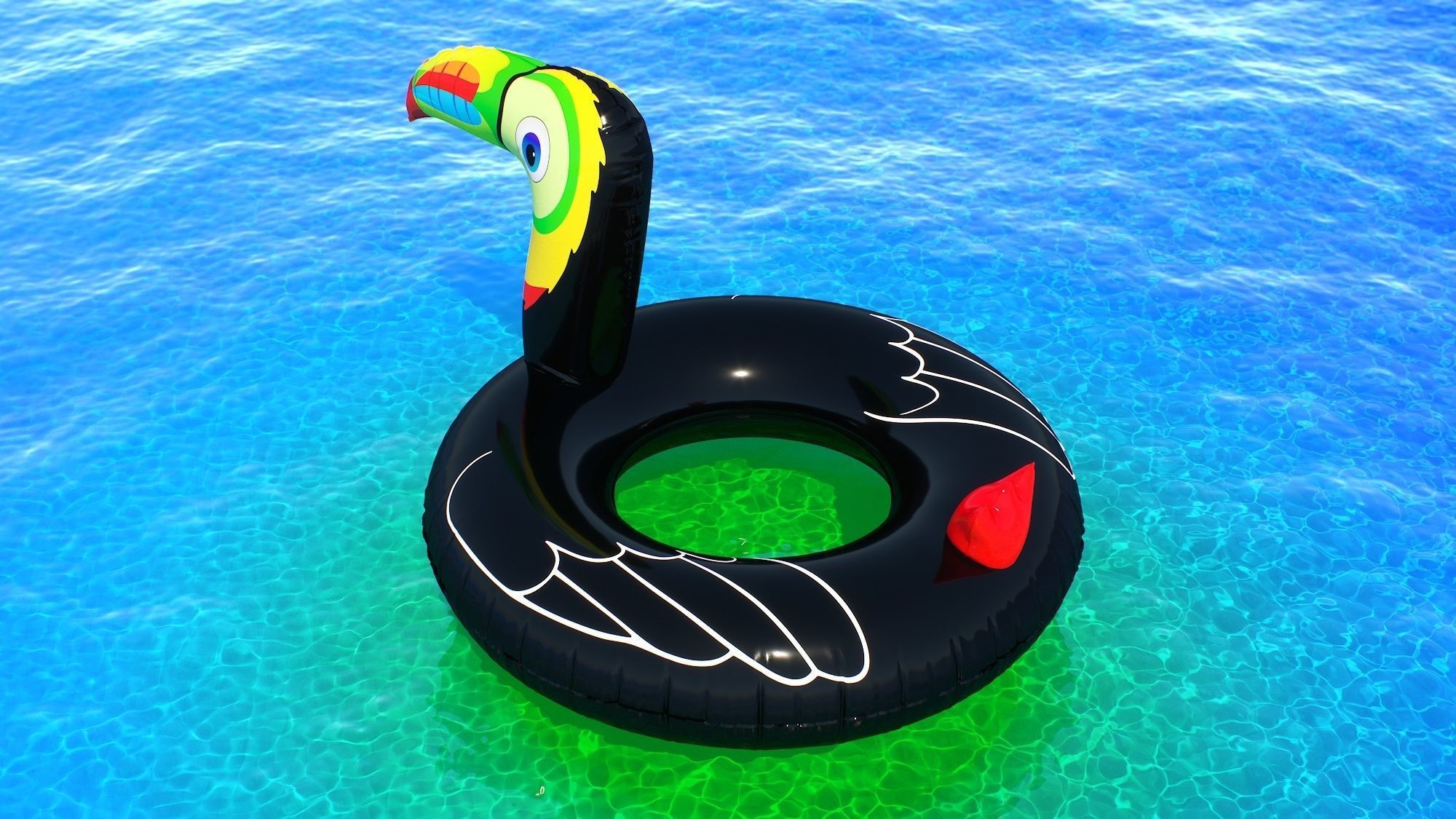 Geefuun Tropical Toucan 3D model_4