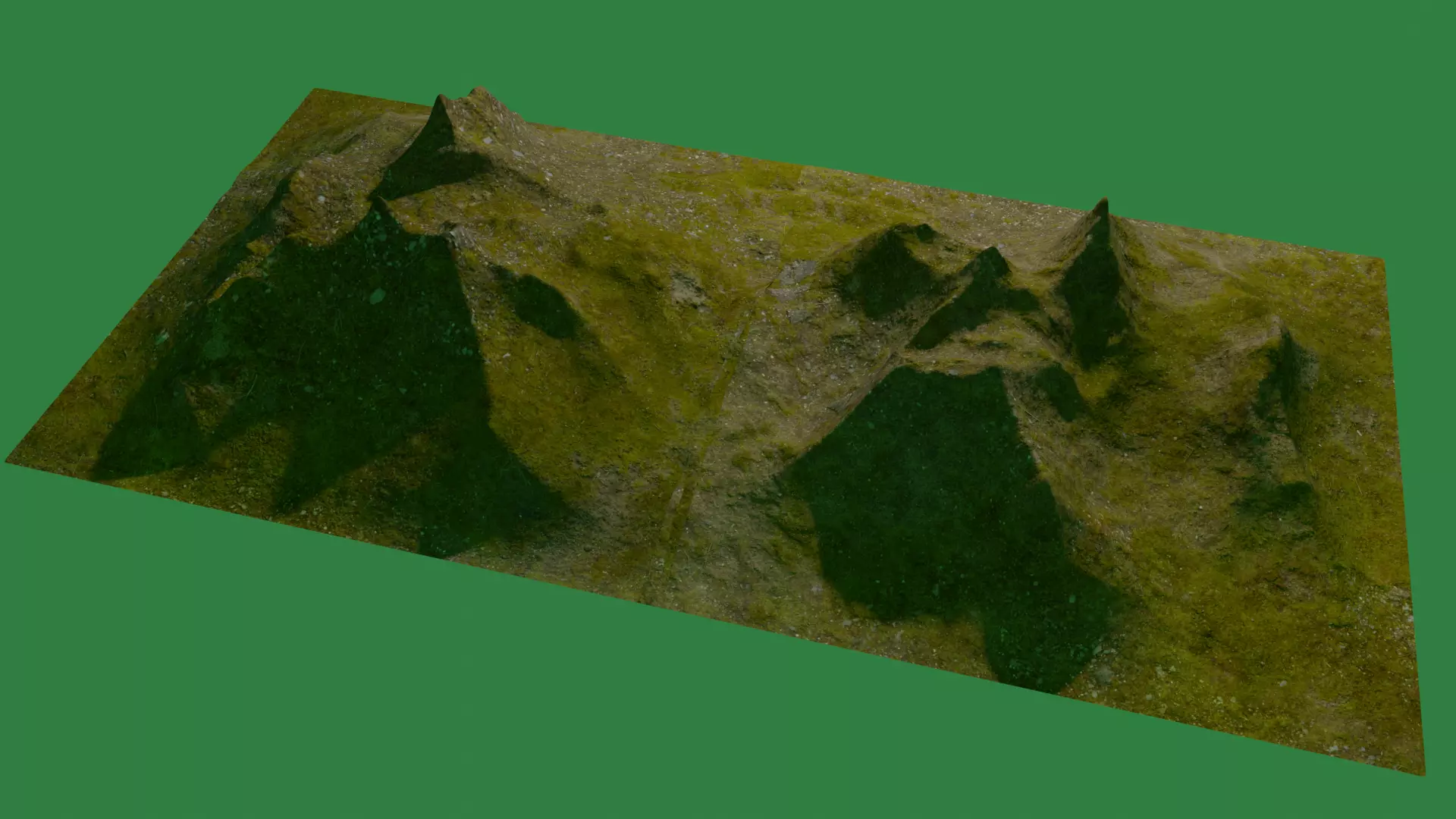 Terrain Landscape FREE Free low-poly 3D model_0