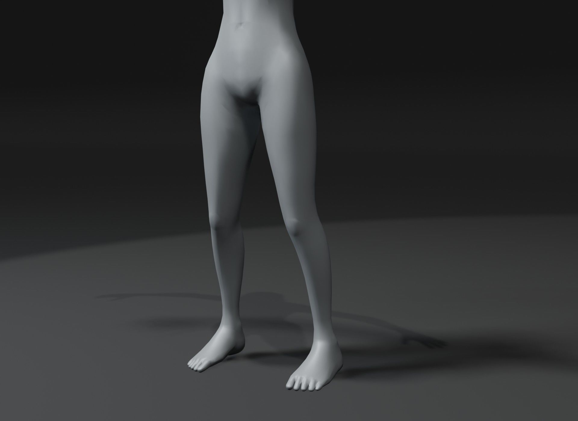 Human Body Base Mesh 3D Model Family Pack 10k Polygons 3D Model Collection_81