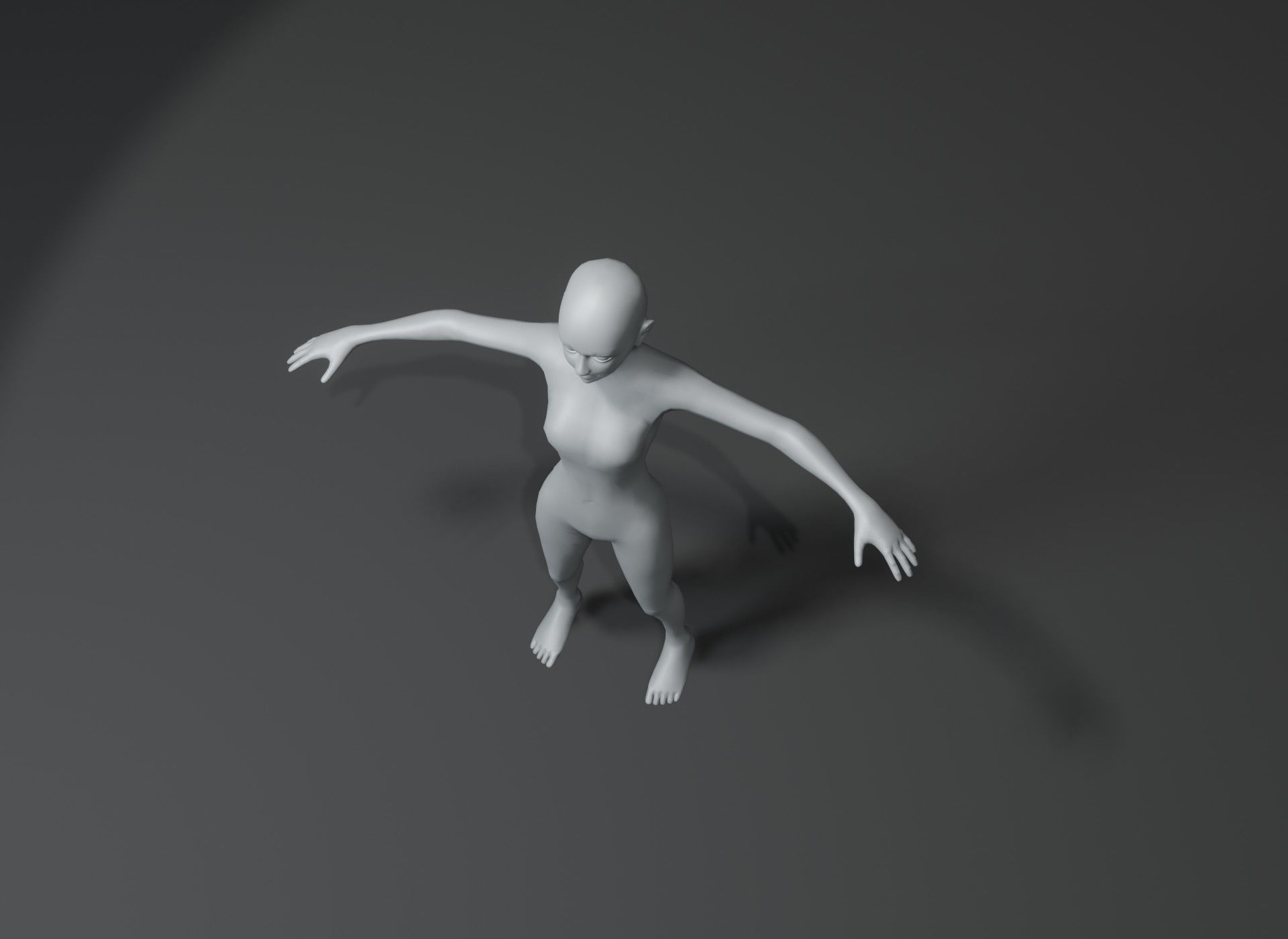 Human Body Base Mesh 3D Model Family Pack 10k Polygons 3D Model Collection_72