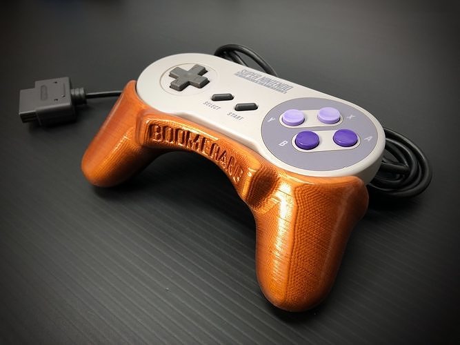 BOOMERANG Game Grip for SNES  3D print model