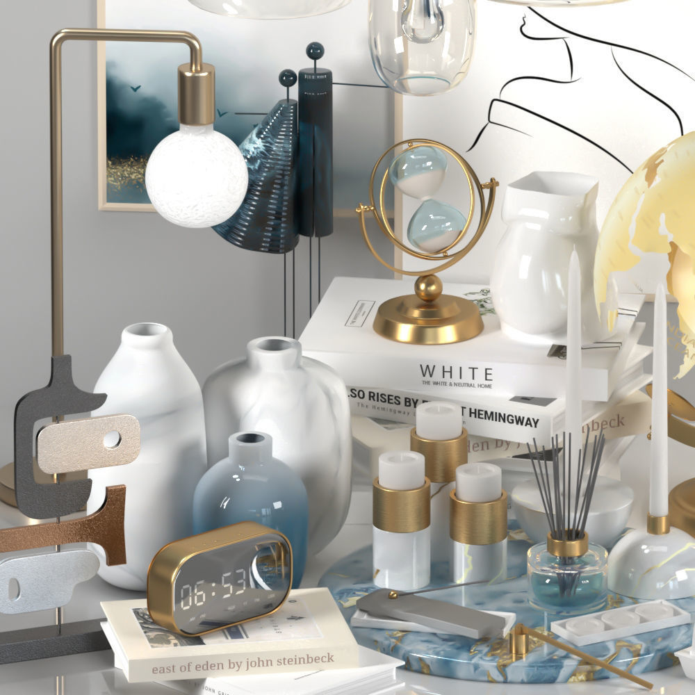 Decorative set vol 100 3D model_3