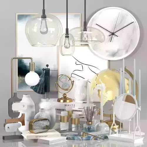 Decorative set vol 100 3D model
