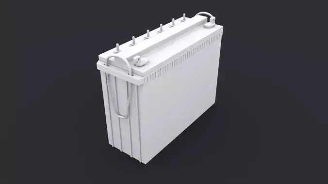 Battery colorful square pattern