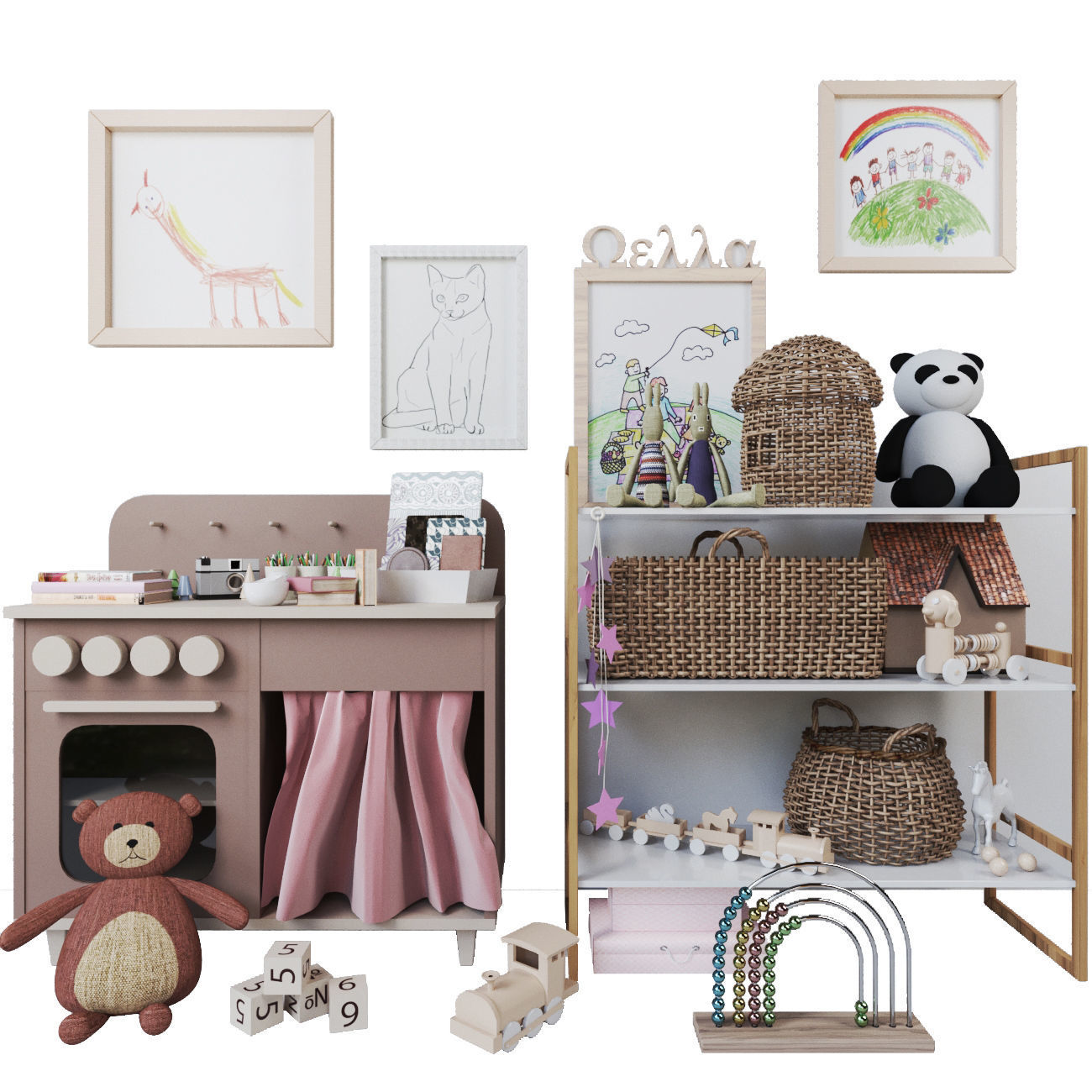 Children room 11 3D model_2