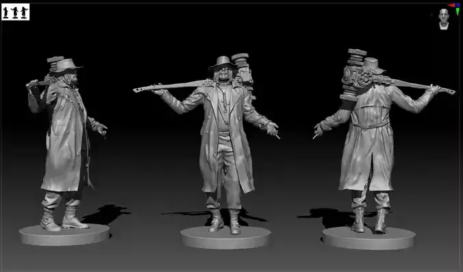 Karl Heisenberg Resident Evil Village ready to print files 3D print model