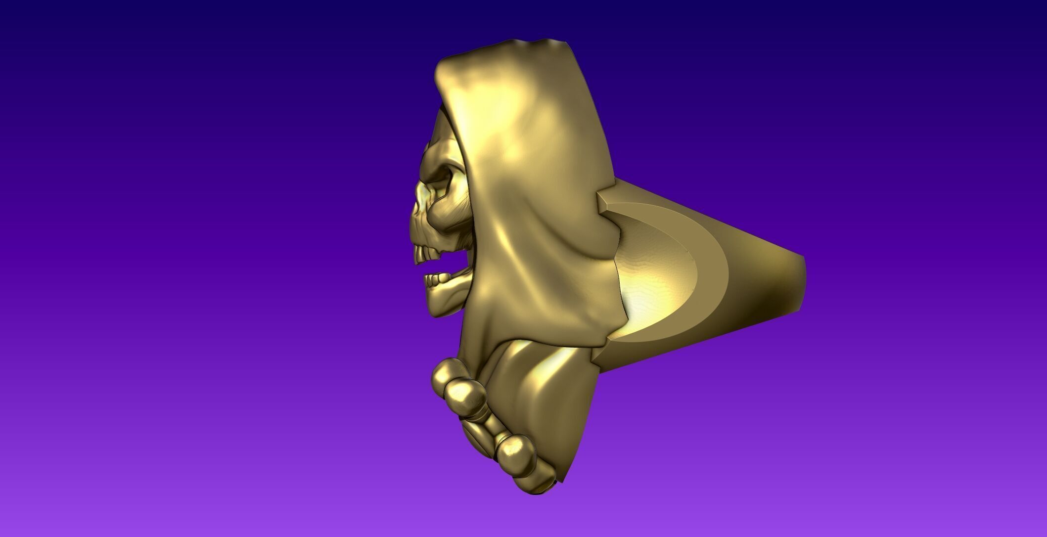 Skeletor Ring Masters Of The Universe 3D print model_13