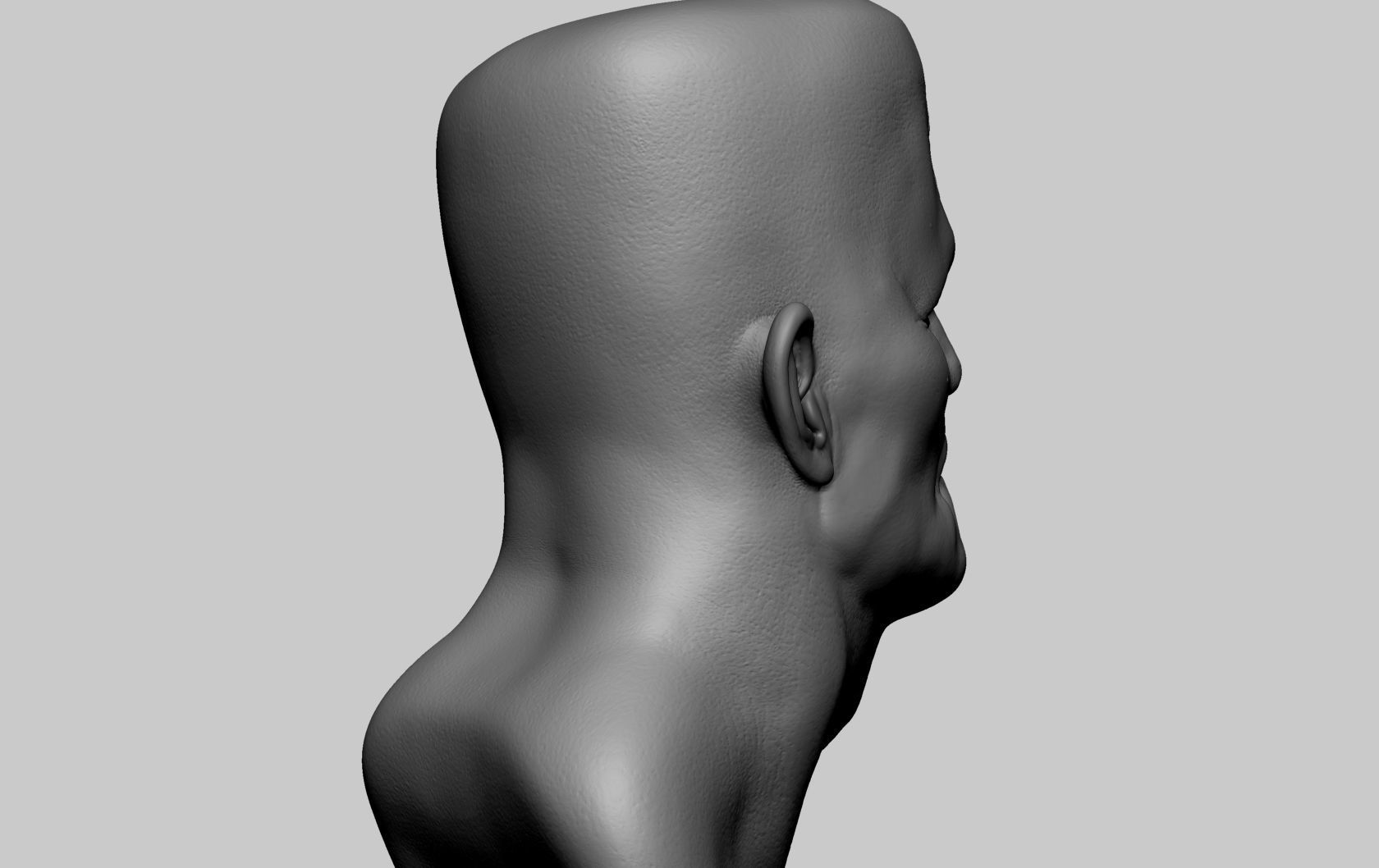 Frankestein Bust 3D print model_3