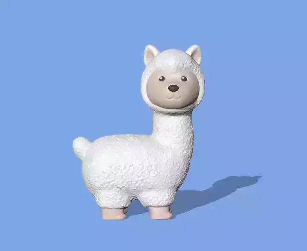 Llama toy 3D print model