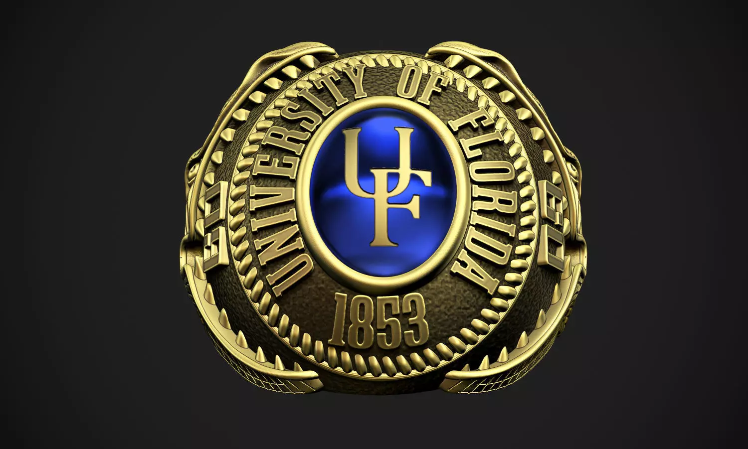 Gator Wrap Ring 3D print model_0