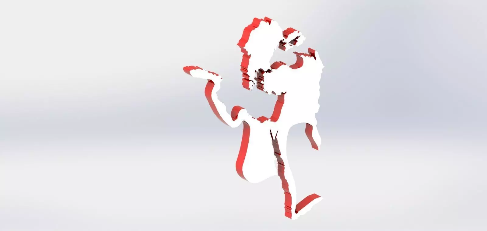 Largest Extent of Ottoman Empire Printable 3D print model_0