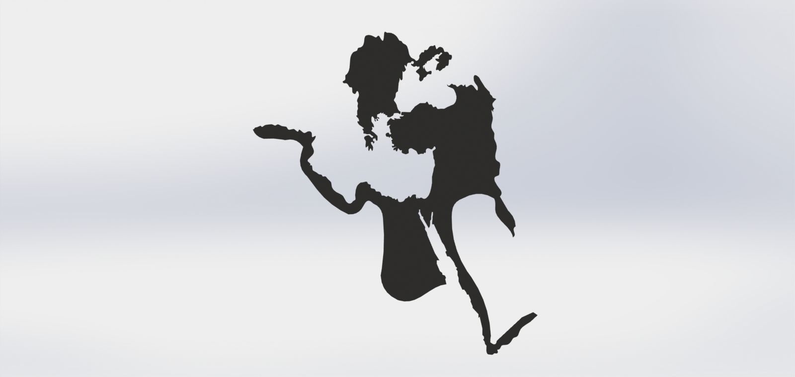 Largest Extent of Ottoman Empire Printable 3D print model_1