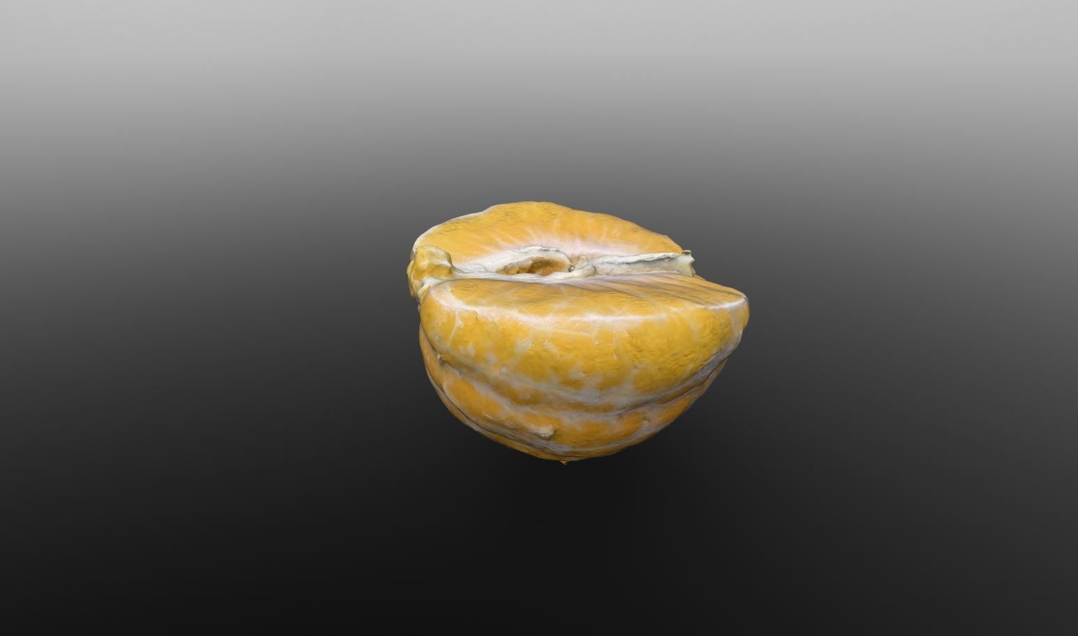 Half Clementine 3D Scan for Unreal and Unity and FBX Low-poly 3D model_4