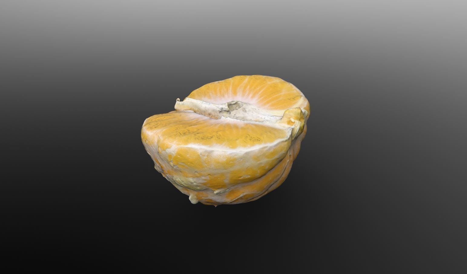 Half Clementine 3D Scan for Unreal and Unity and FBX Low-poly 3D model_10