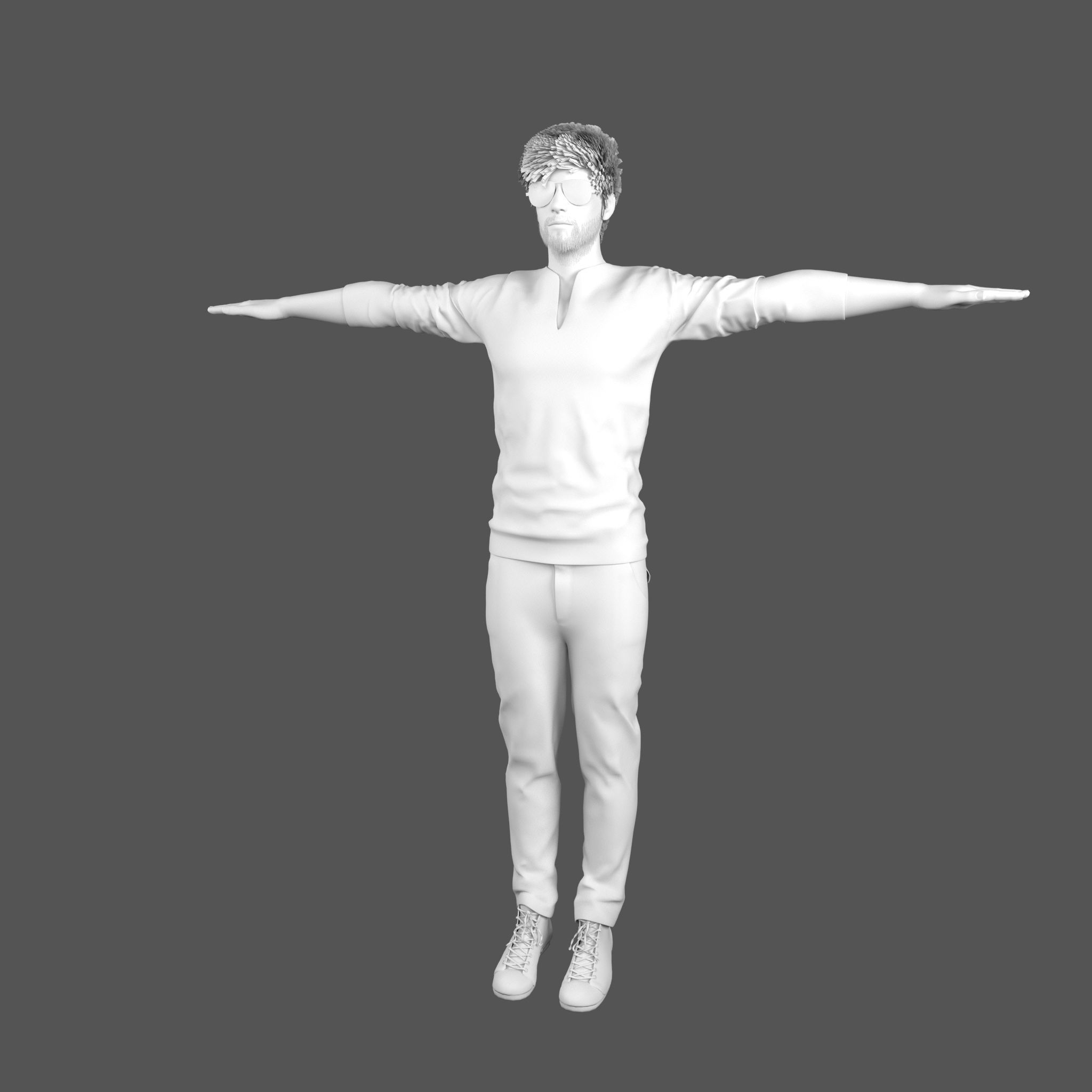 Stylish Man 2 3D model_16