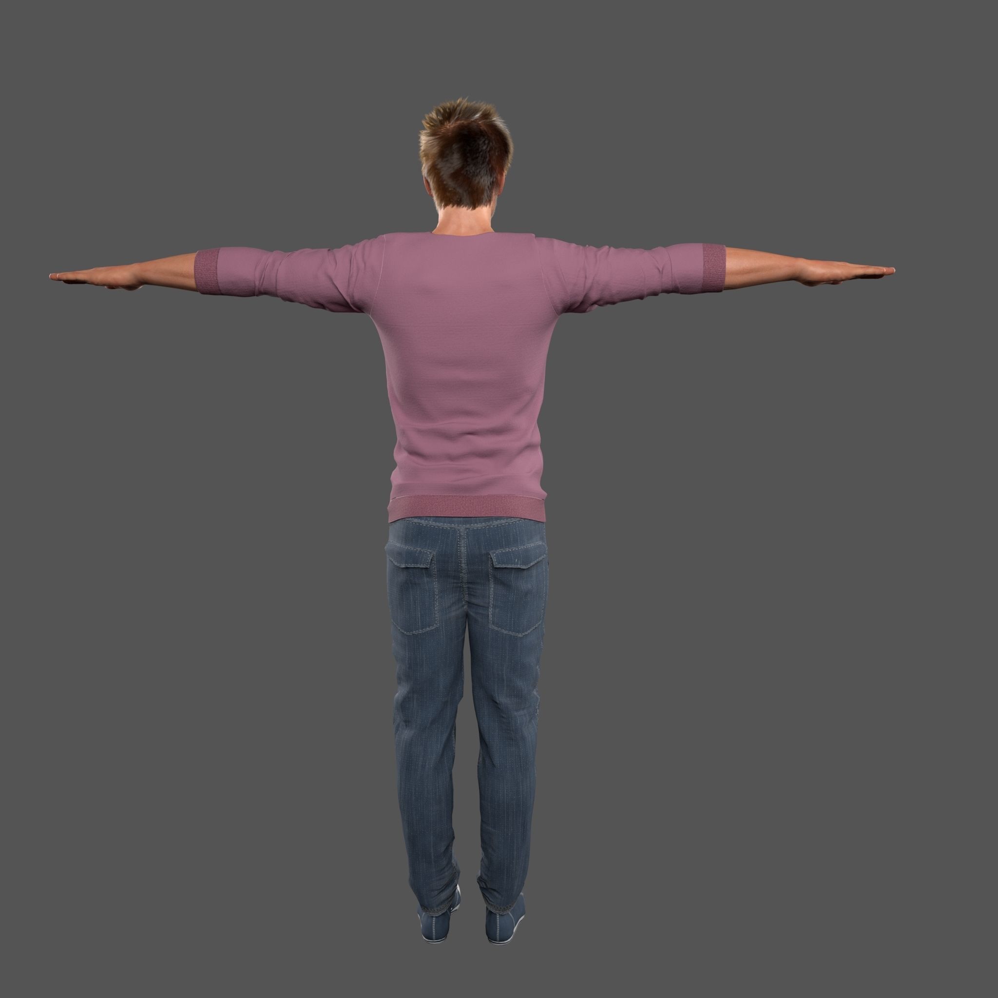 Stylish Man 2 3D model_9