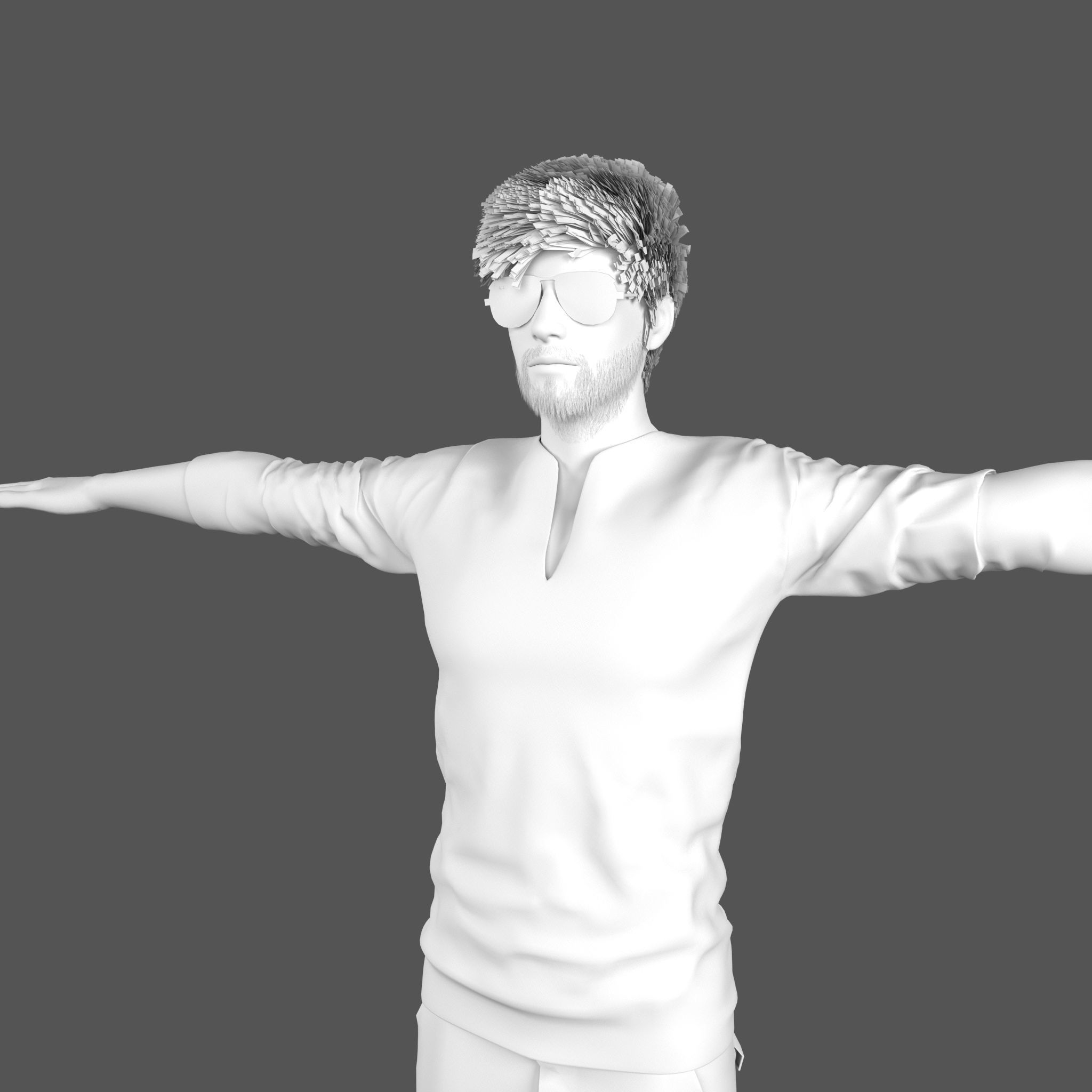 Stylish Man 2 3D model_15