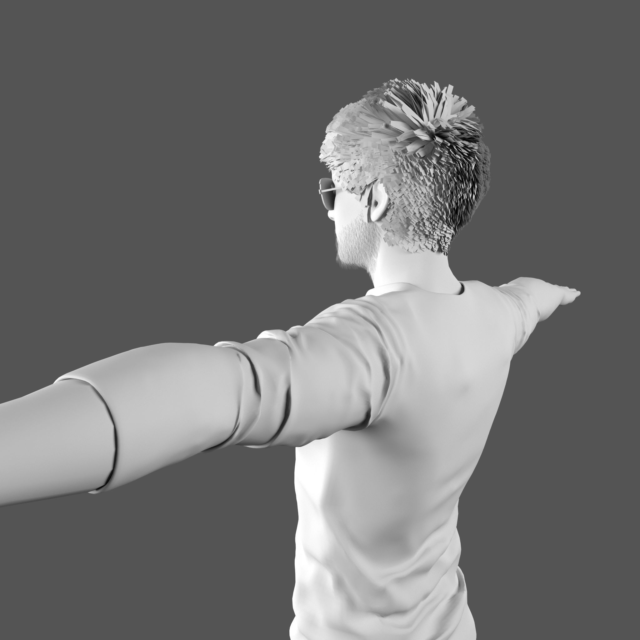 Stylish Man 2 3D model_17