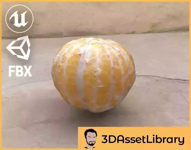 Whole Clementine 3D Scan for Unreal and Unity and FBX