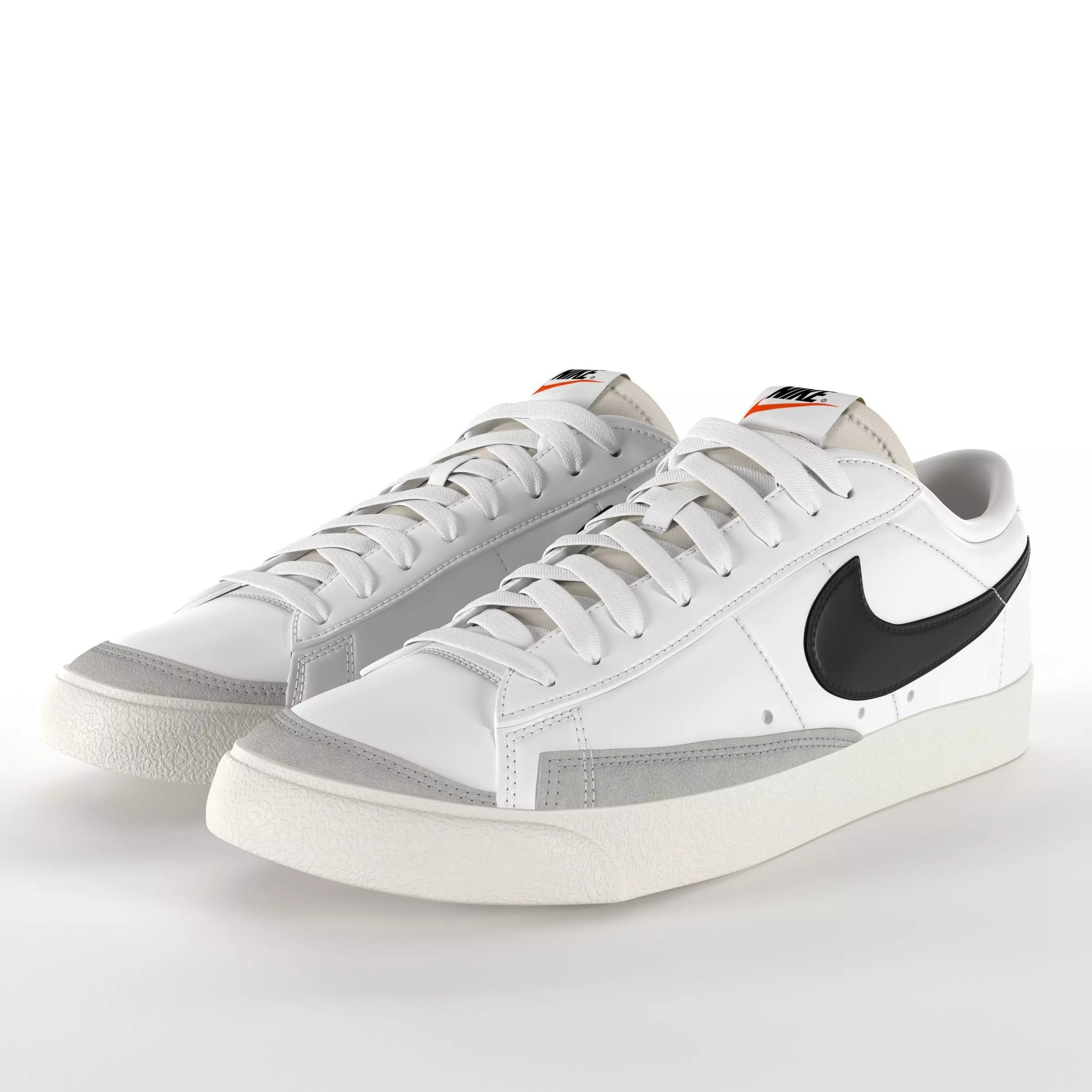 Nike Blazer Low 77 Vintage PBR Low-poly 3D model_0