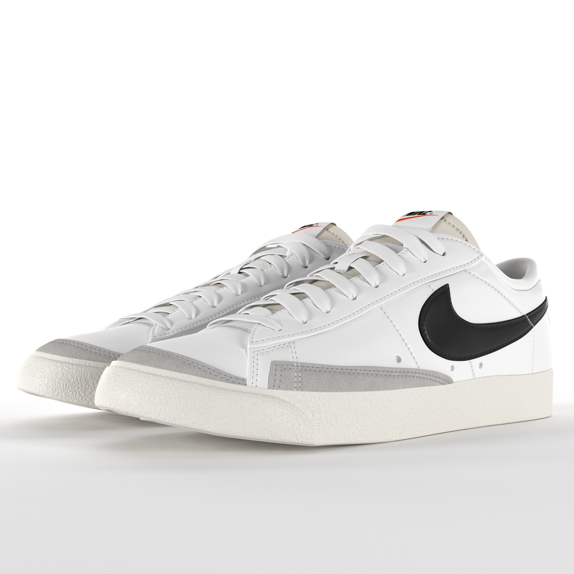 Nike Blazer Low 77 Vintage PBR Low-poly 3D model_1