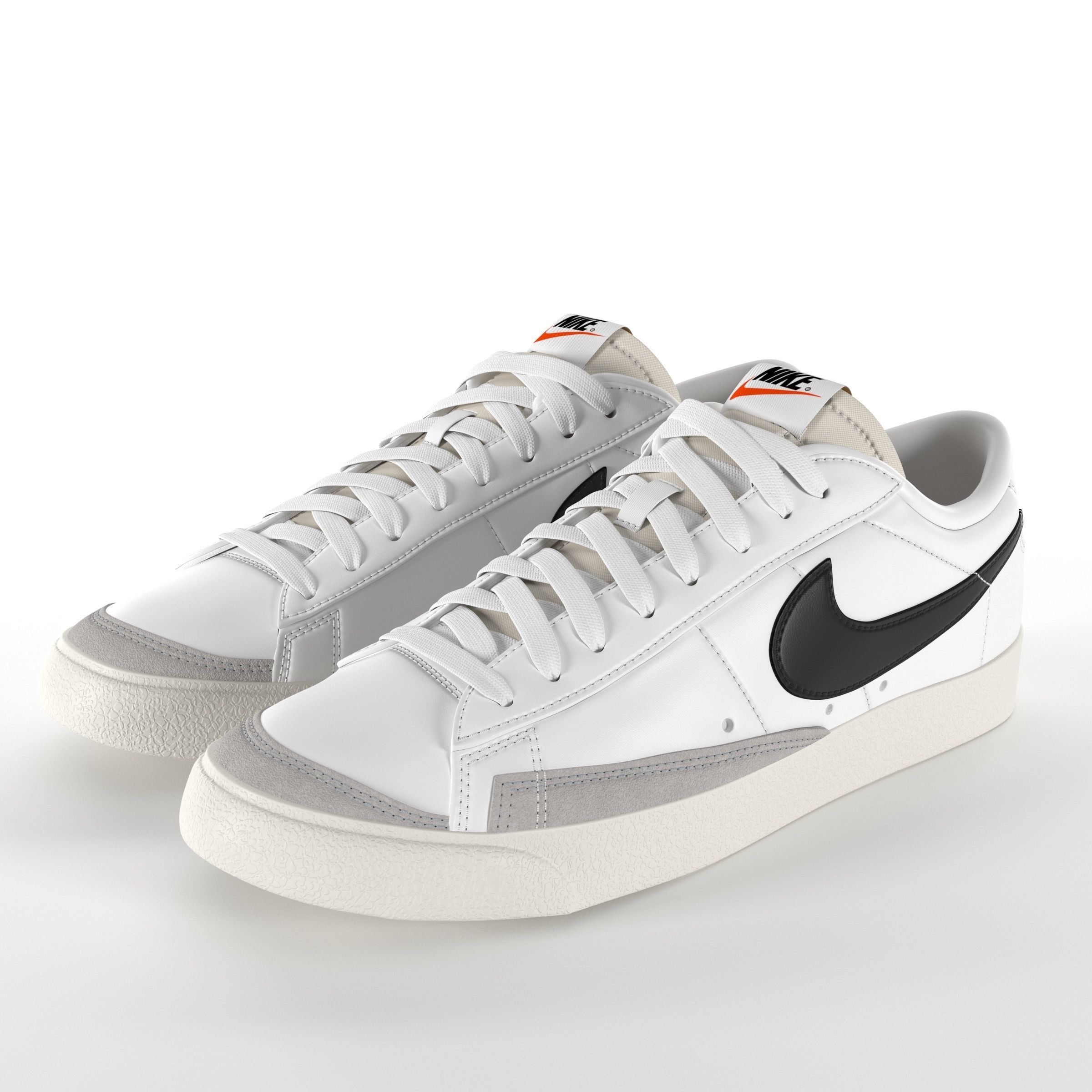 Nike Blazer Low 77 Vintage PBR Low-poly 3D model_6