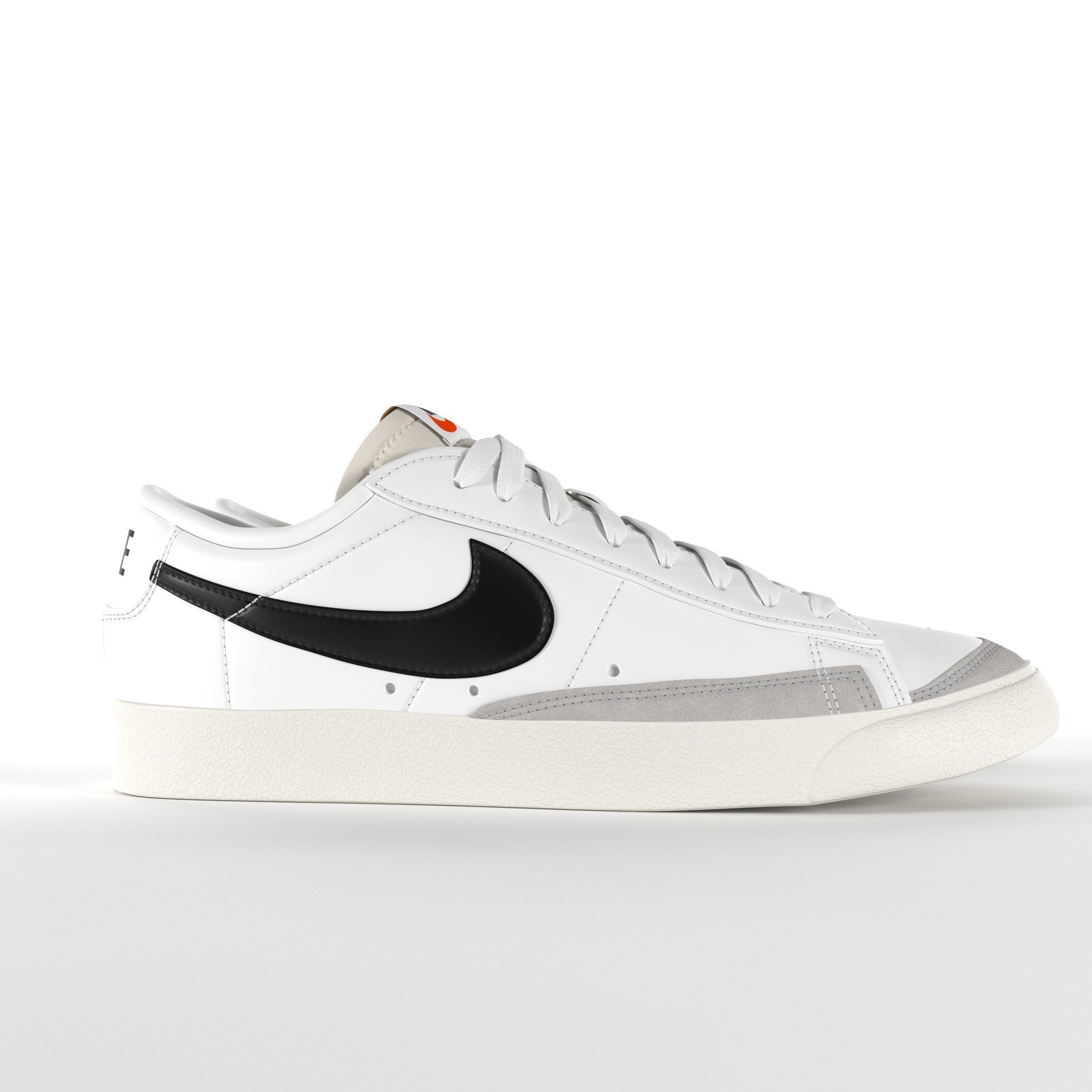 Nike Blazer Low 77 Vintage PBR Low-poly 3D model_2