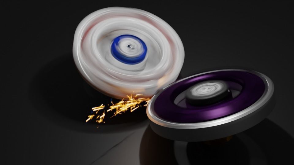 BEYBLADE gemstone Free 3D model_5