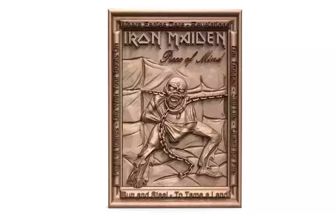 Iron maiden Eddie Piece of mind CNC