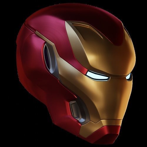 FULLY Opening Ironman Mk50 Helmet with Inner Details 3D print model