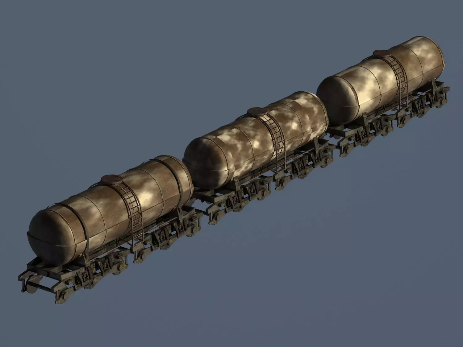 Train Vagon Snow 3D model