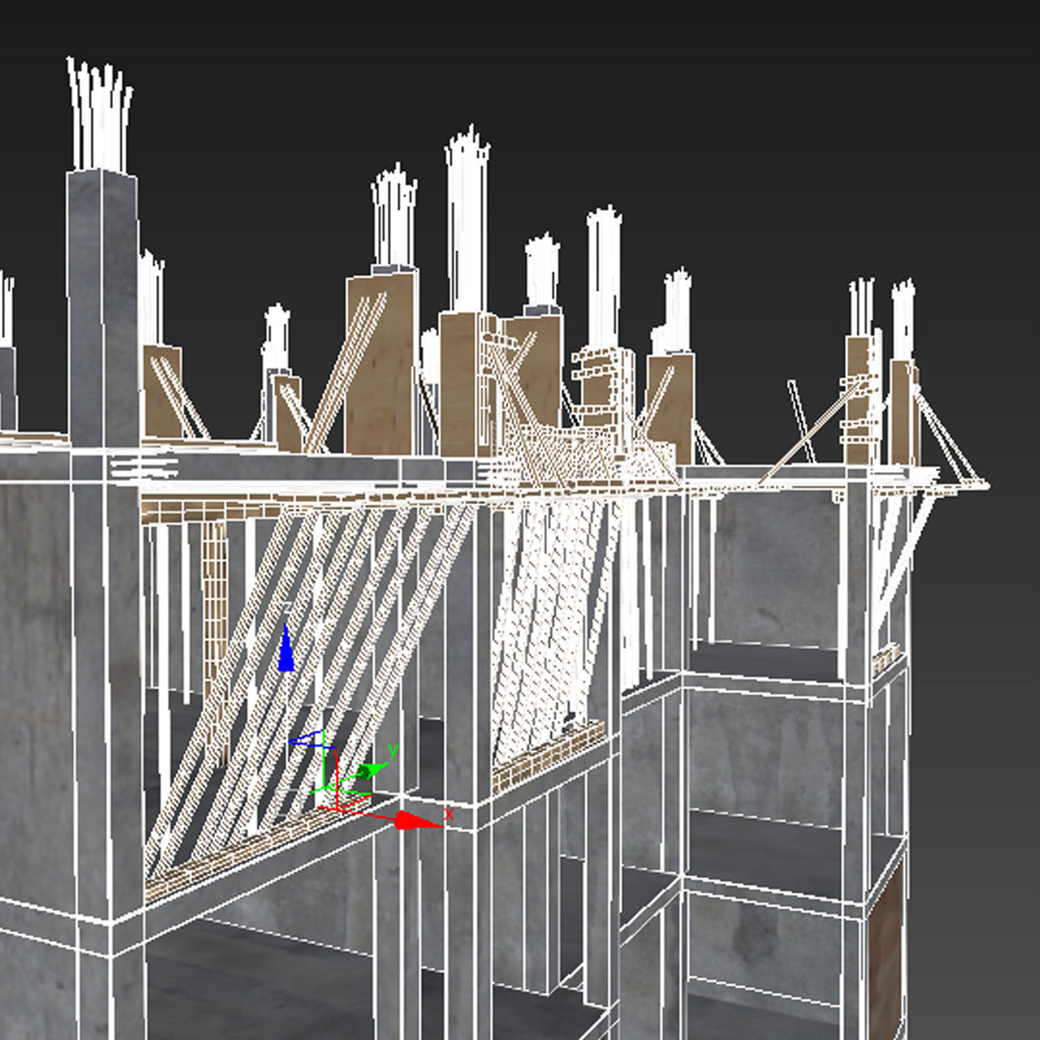 Construction Building 3D model_7