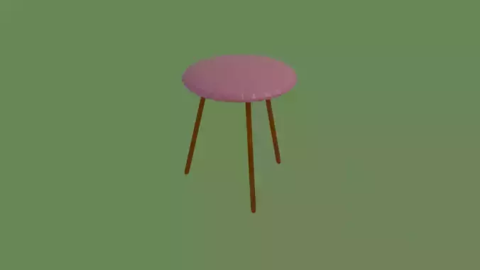 Stool Furniture with very cool 3 legs