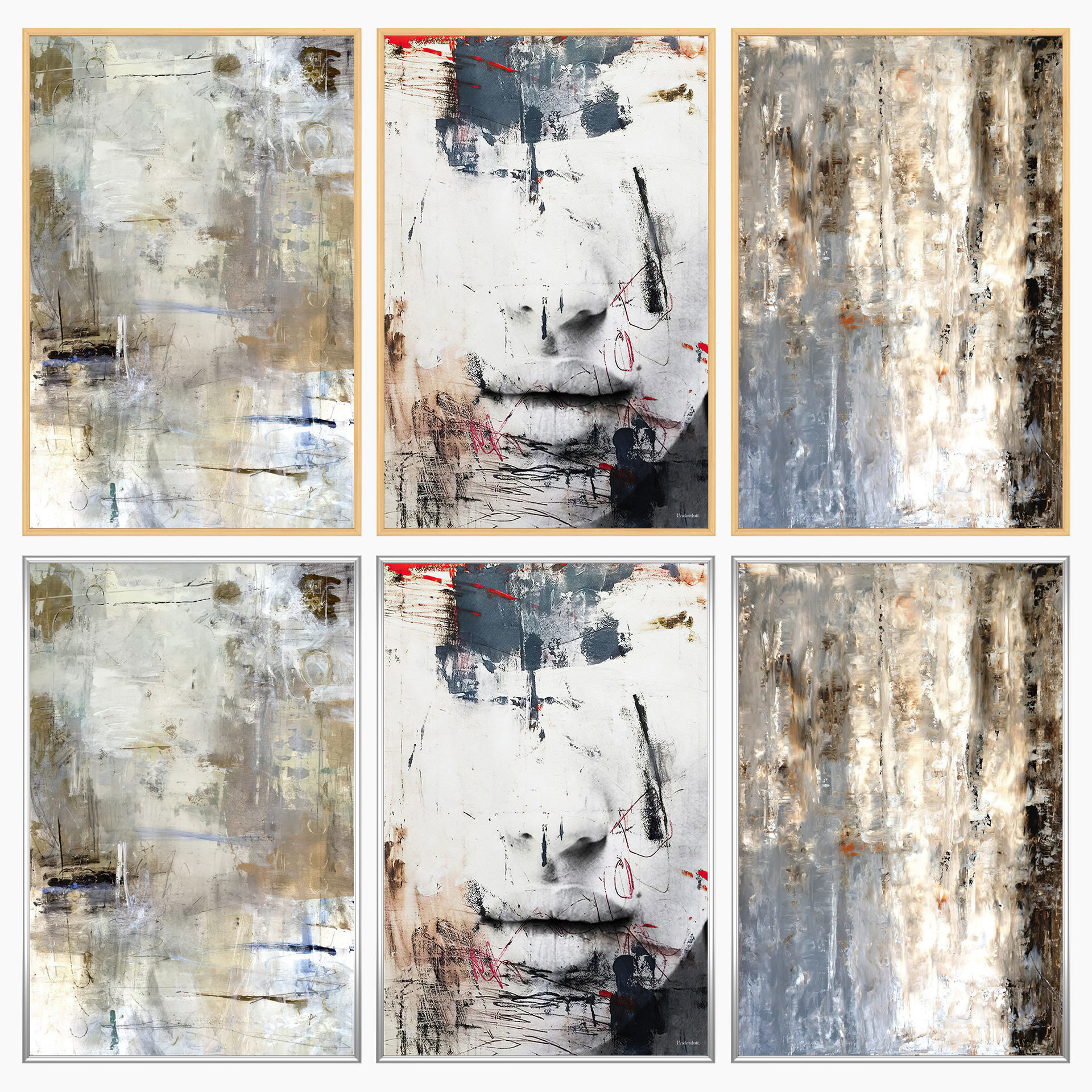 Wall Art Set 3580 3D model_2