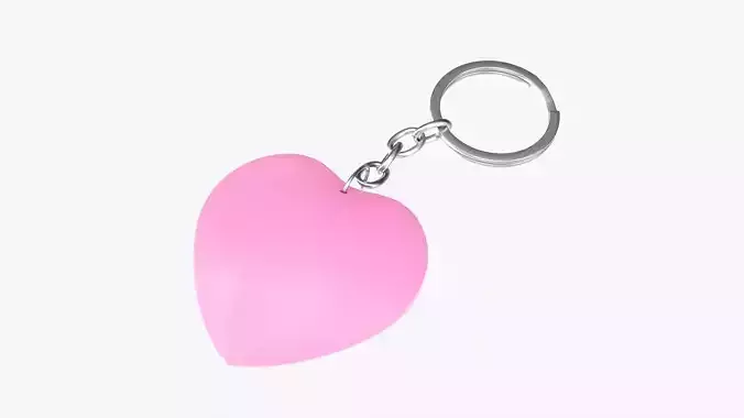Heart shaped keychain 02