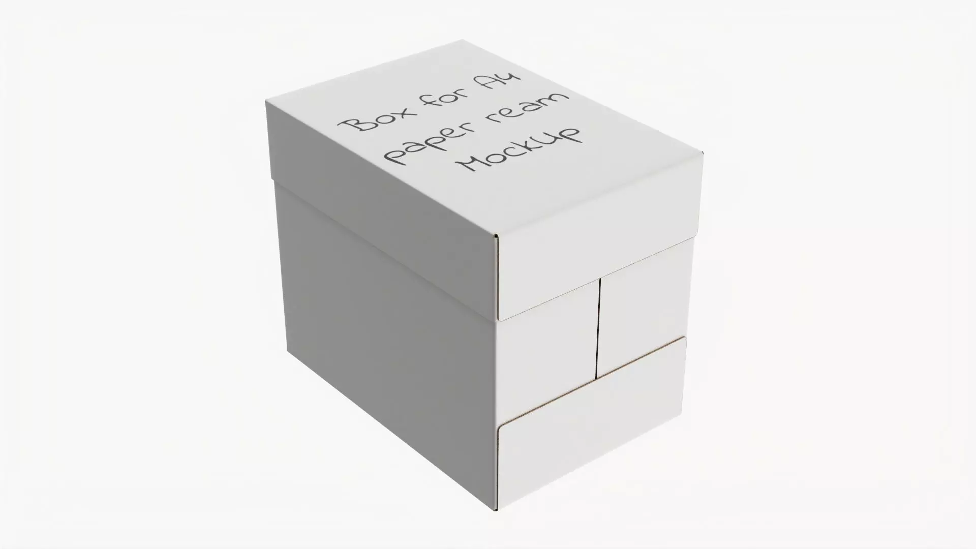 Office paper 5 reams box A4 02 3D model_0