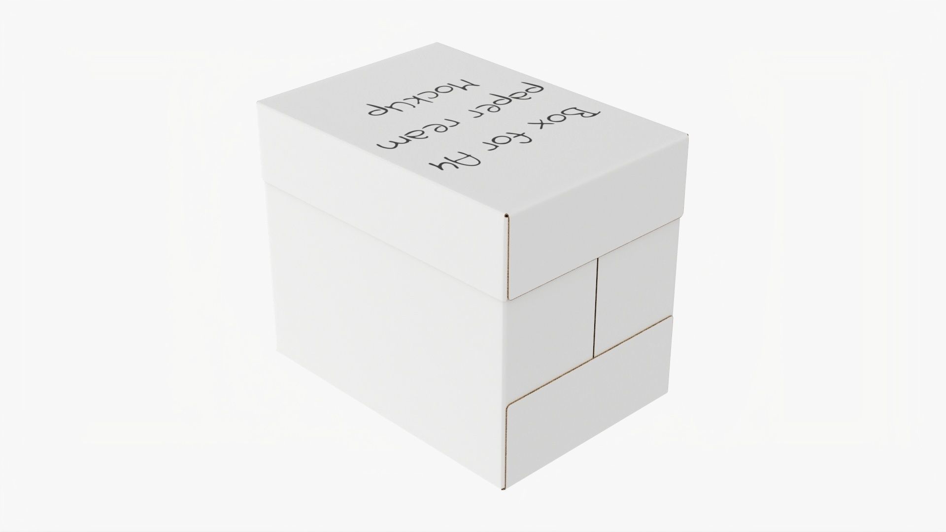 Office paper 5 reams box A4 02 3D model_2