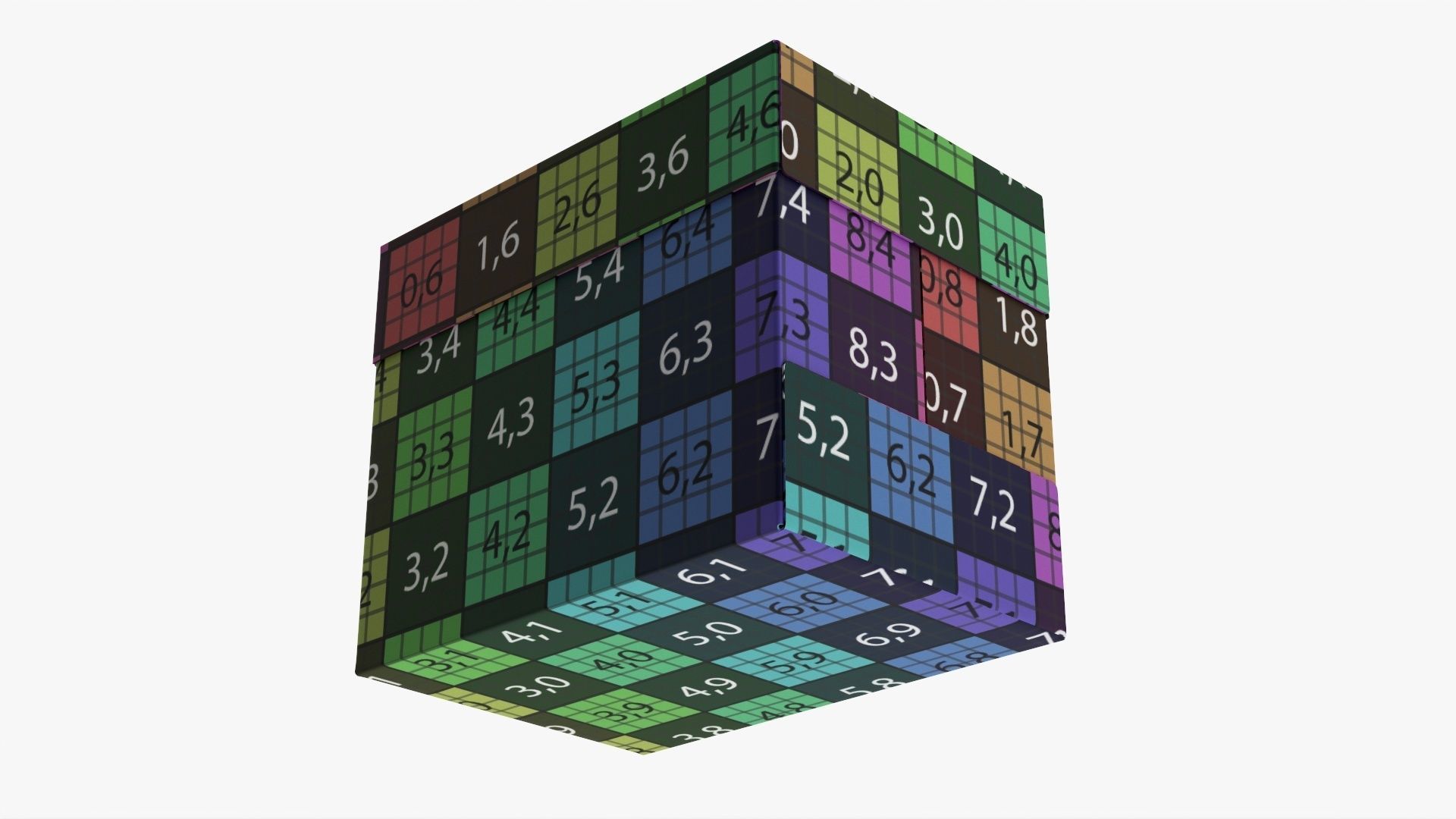 Office paper 5 reams box A4 02 3D model_11