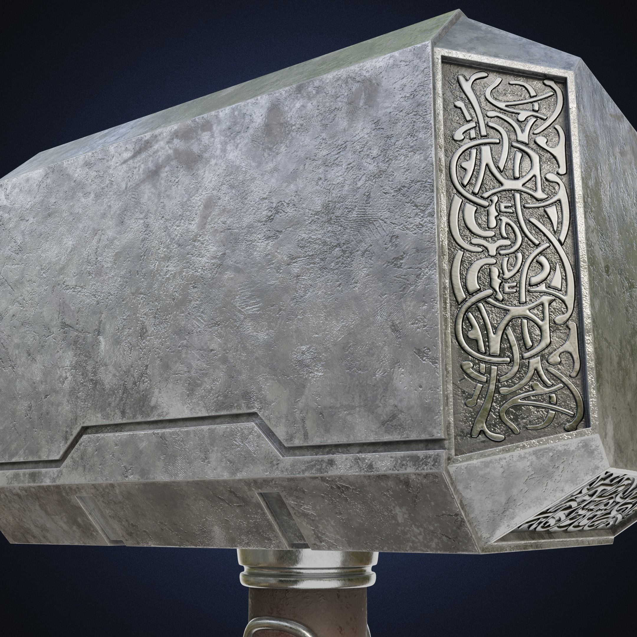 Marvels Mjolnir 3D model_2