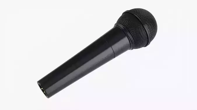 Vocal microphone 03 3D model